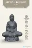 Product image 2 of the product “Glass fiber - Sitting buddha 85cm ”